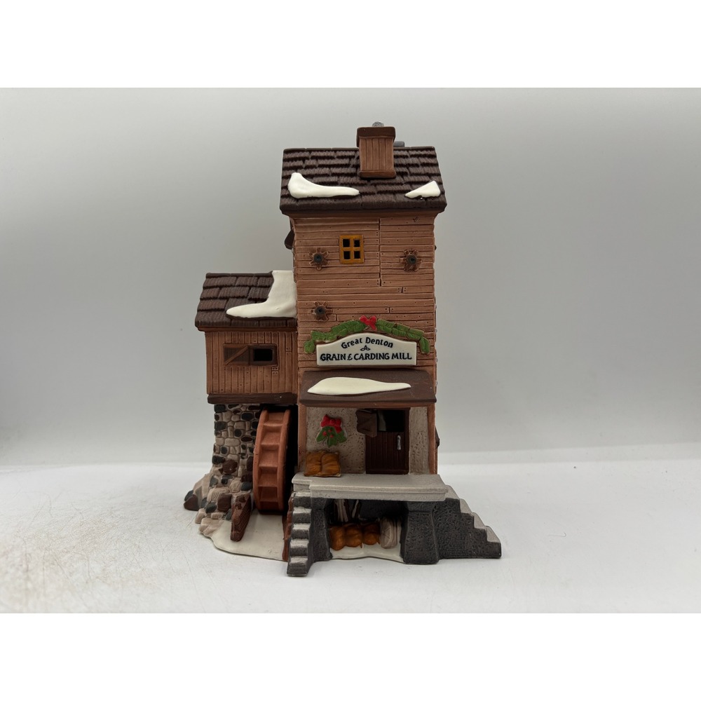 Department 56 1993 Vintage HVC Dickens Village Series Great Denton Mill 5812-2